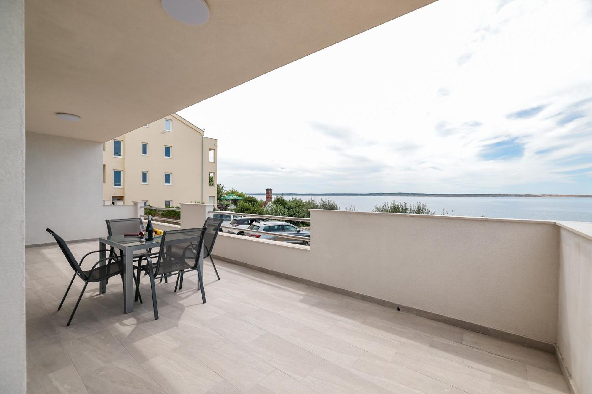 Beachfront Apartments Tic With Seaview Miletici Exteriör bild
