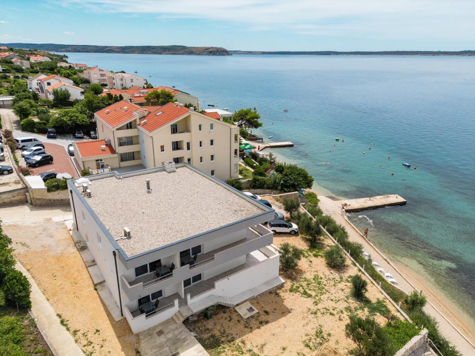 Beachfront Apartments Tic With Seaview Miletici Exteriör bild